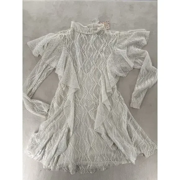 chinese dress ladies Tabby Lace Mini in Black Small